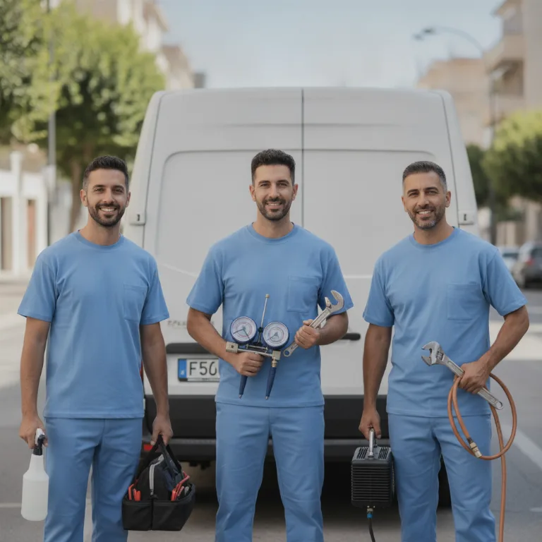 Aire Acondicionado equipo en Pueblo Nuevo